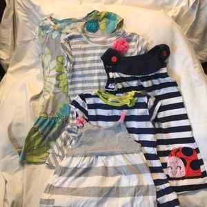 Lot of 5 Carter’s Dresses Size 4T